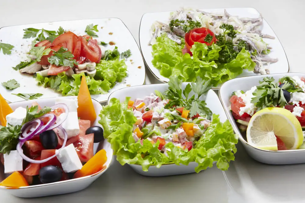 Different Types of salads