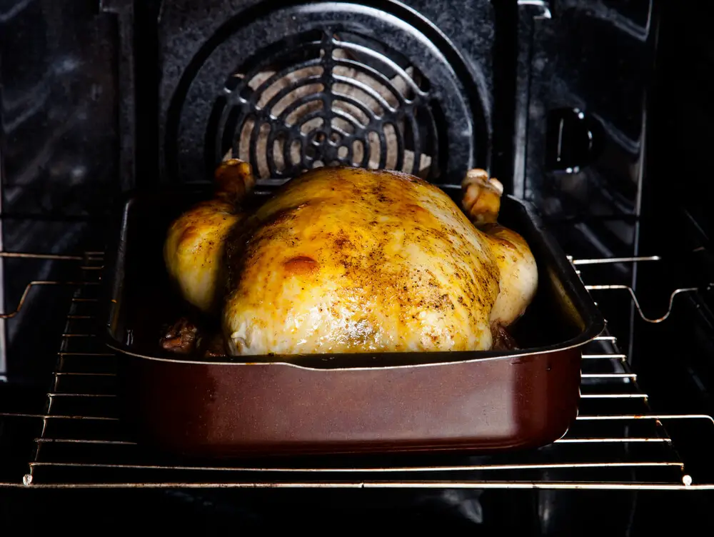 rotisserie chicken in the oven