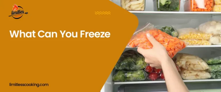 What Can You Freeze? Foods That You Can and Can’t Freeze