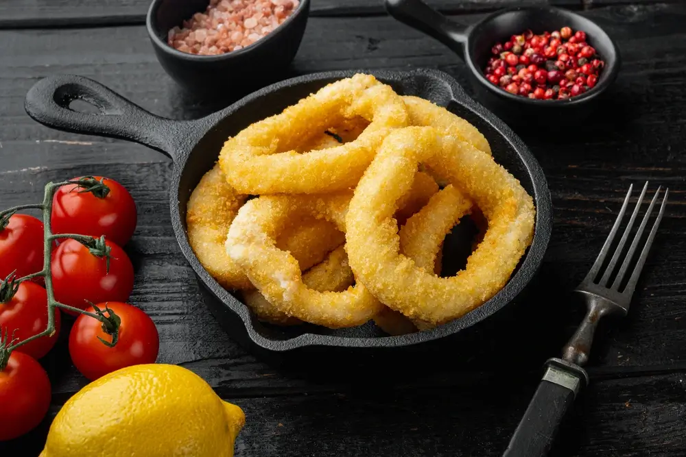 reheating onion rings in skillet