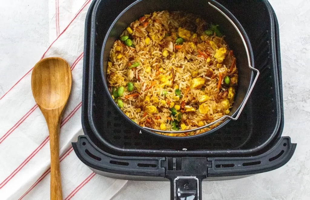 reheating fried rice in air fryer