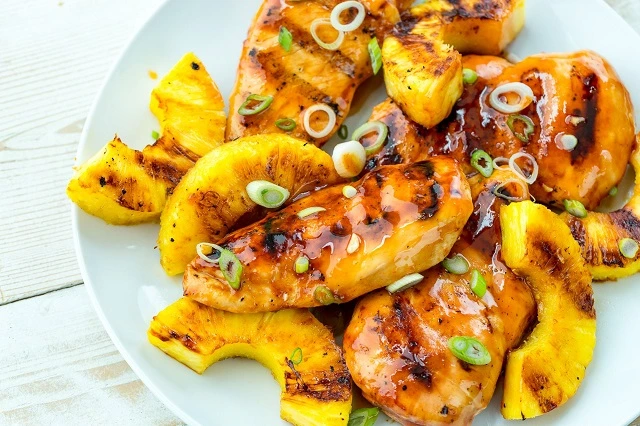 Grilled Pineapple Ginger Chicken