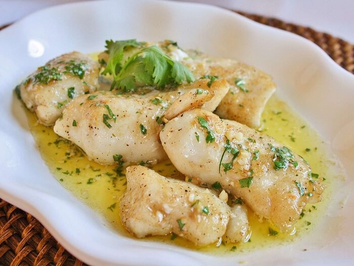 Halibut with Garlic Herb Butter recipe