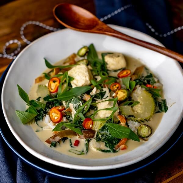 Halibut with Thai Green Curry Sauce recipe