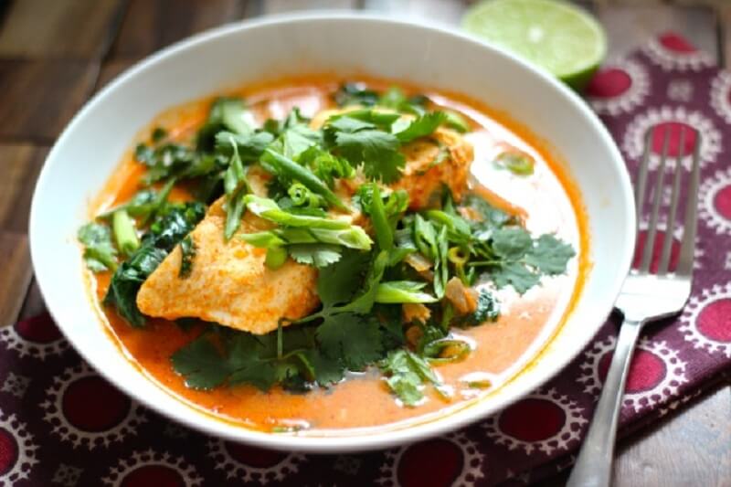 Thai-Inspired Halibut Curry recipe